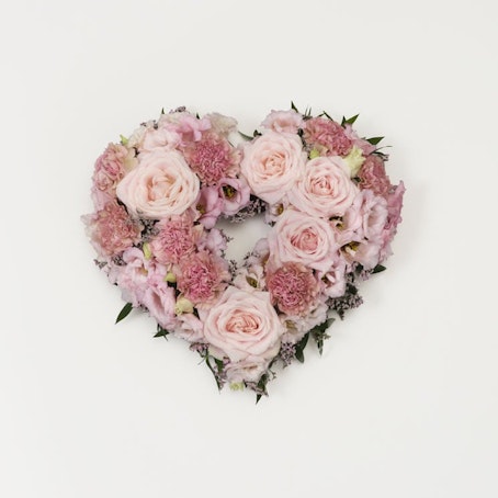 Avsked, öppet blomsterhjärta