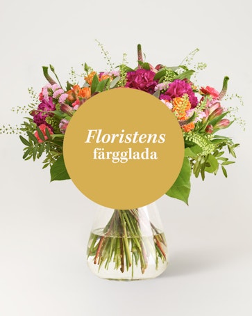 Floristens färgglada bukett